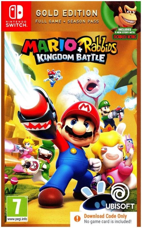 Mario + Rabbids Kingdom Battle (Gold Edition) (Kode i en Box)