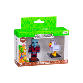 Minecraft - 3D 6 cm Figure 2 pack S2 -  Illager and Chicken Minecraft