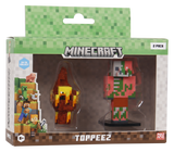 Minecraft - 3D Figure 2 pack -  Blaze & Zombiefied Piglin Minecraft