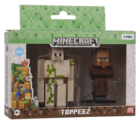 Minecraft - 3D Figure 2 pack - Golem & Villager Minecraft