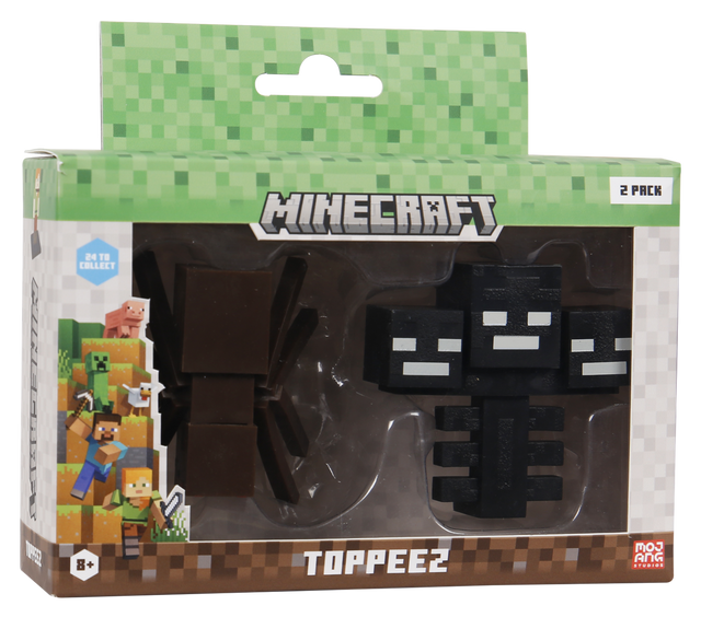 Minecraft - 3D Figure 2 pack - Spider &  Wither Minecraft