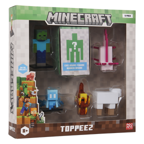 Minecraft -3D Figure 6 pack - Style 1 Minecraft