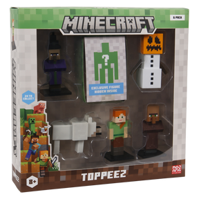 Minecraft -3D Figure 6 pack - Style 2 Minecraft
