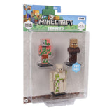 Minecraft - 3D Special Edition Figure 3 pack Blister - Zombie Pigman, Villager & Iron Golem Minecraft