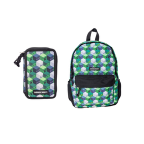 Minecraft – Backpack 38x28x13 cm + Filled Double Decker (bundle) Stor