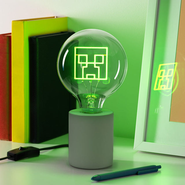 Minecraft Creeper - Led Neon Bulb Lamp Paladone