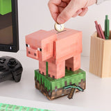 Minecraft Pig Build Your Own Money Box Kit Paladone