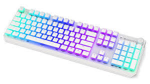 ENDORFY Thock Wireless Red Onyx White Pudding Mekanisk Gaming Tastatur