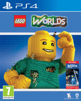 LEGO Worlds til PlayStation 4 – forside med Classic Space Pack