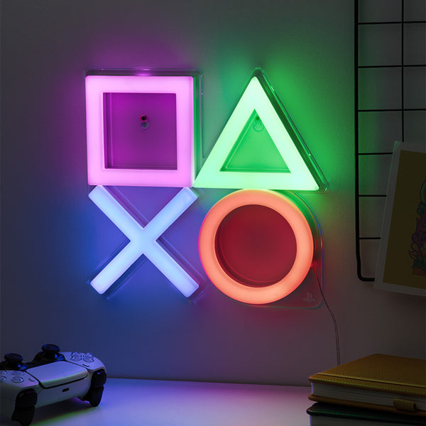 Playstation vägg LED neonljus