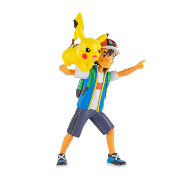 Pokemon - Battle Feature Figure - Ash & Pikachu W10 (PKW2473) Pokémon
