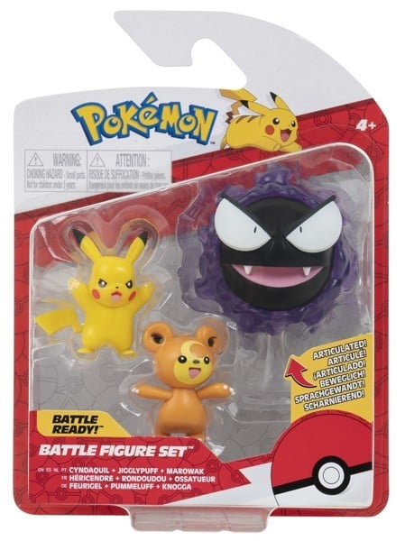 Pokémon - Battle Figure 3-Pack - Teddiursa (PKW2347)
