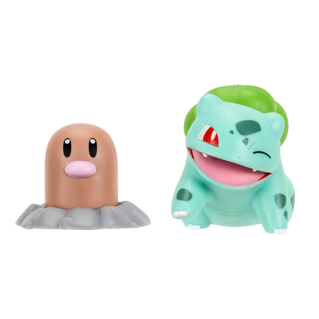 Pokémon - Battle Figure 2 pack - Diglett & Bulbasaur (PKW4061) Pokémon