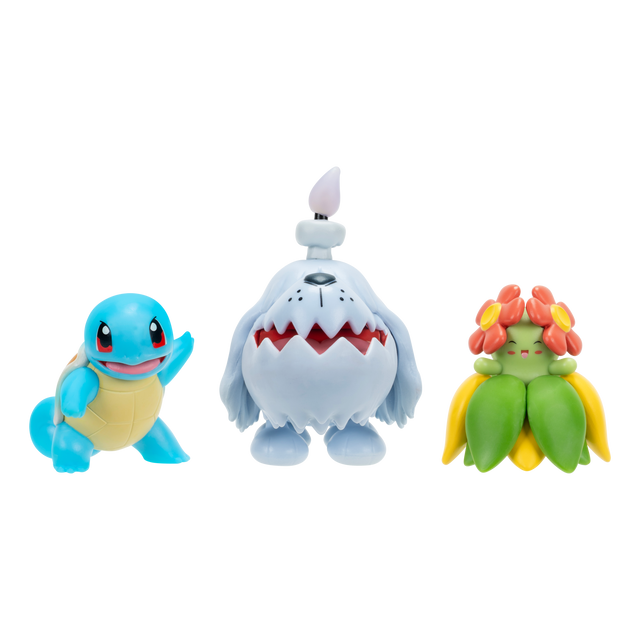 Pokémon - Battle Figure 3 Pack Squirtle, Greavard & Bello (PKW4559) Pokémon