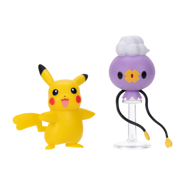 Pokémon Battle Figure – Drifloon & Pikachu