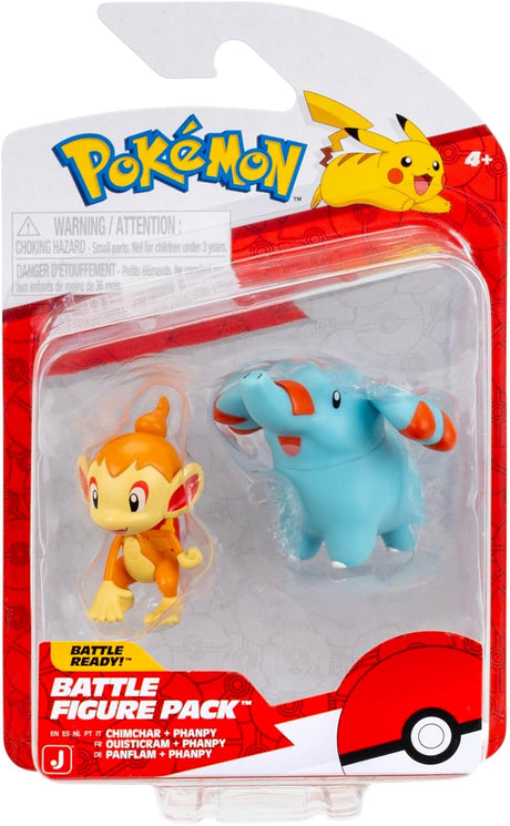 Pokémon - Battle Figure Phanpy Chimchar (PKW4063) Pokémon