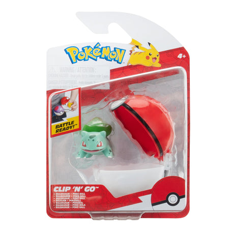 Pokemon - Clip N Go Bulbasaur With Poke Ball (PKW3634) Pokémon