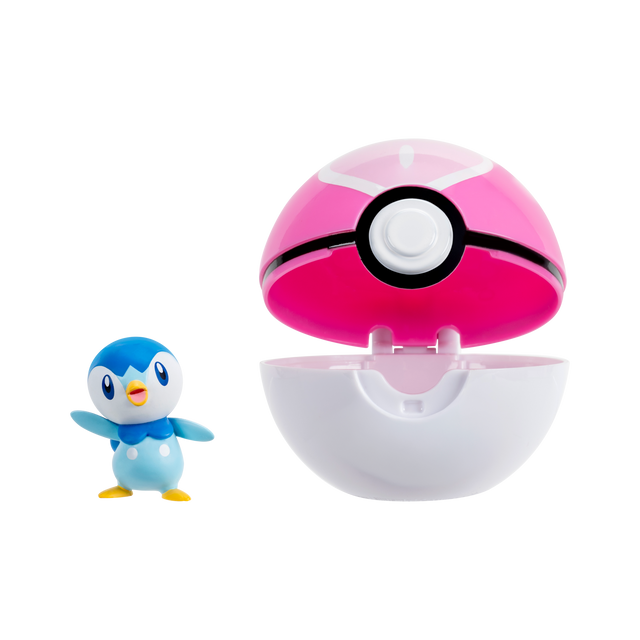 Pokémon - Clip N Go Piplup with Love Ball (PKW4613) Pokémon