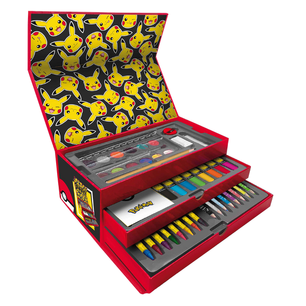 Pokémon – Colouring Art Case with Drawers (1616069-251POK300SET) Pokémon