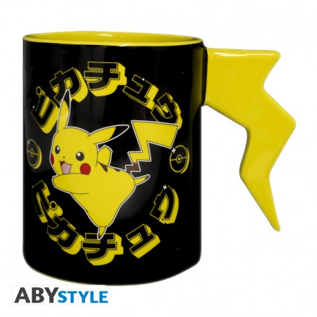 POKEMON - Kopp 3D Handtag - Pikachu blixtnedslag