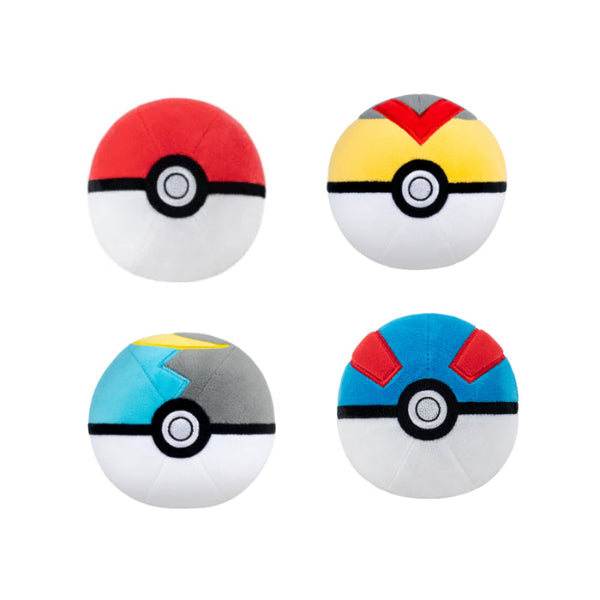 Pokémon - Plysch 10 cm Pokéboll Blandade (PKW3554-6)
