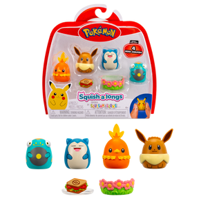 Pokémon - Squishalongs 4 PK Eevee/Snorlax (SQAL0068) Pokémon