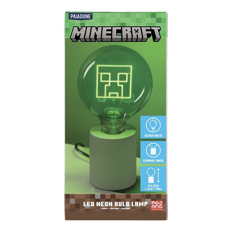 LED Neon Pære – Minecraft Creeper