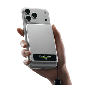 SHARGE VisionMag M8 magnetisk powerbank - 5.000 mAh - sølv