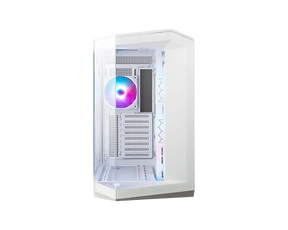 MSI MAG PANO 100R PZ White – hvidt PC-kabinet – hvidt panoramakabinet med ARGB-blæsere