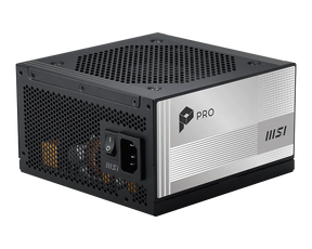 MSI PRO A1000PL PCIE5 1000 W strømforsyning - 80 PLUS Platinum