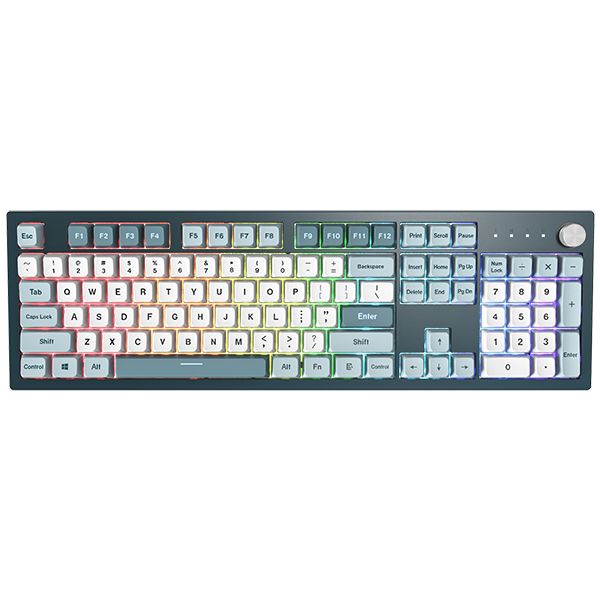 Montech MKey Fullsize Freedom - Gateron G Pro 2.0 Red - Nordic - Blue/White