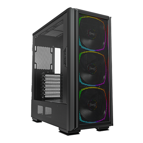 Montech Sky Two GX Black - Midi-tower, E-ATX, 3x ARGB PWM fans Telon Technology Co Ltd (Montech)