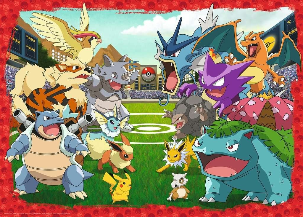 Ravensburger - Pokémon Showdown 1000 Brikker
