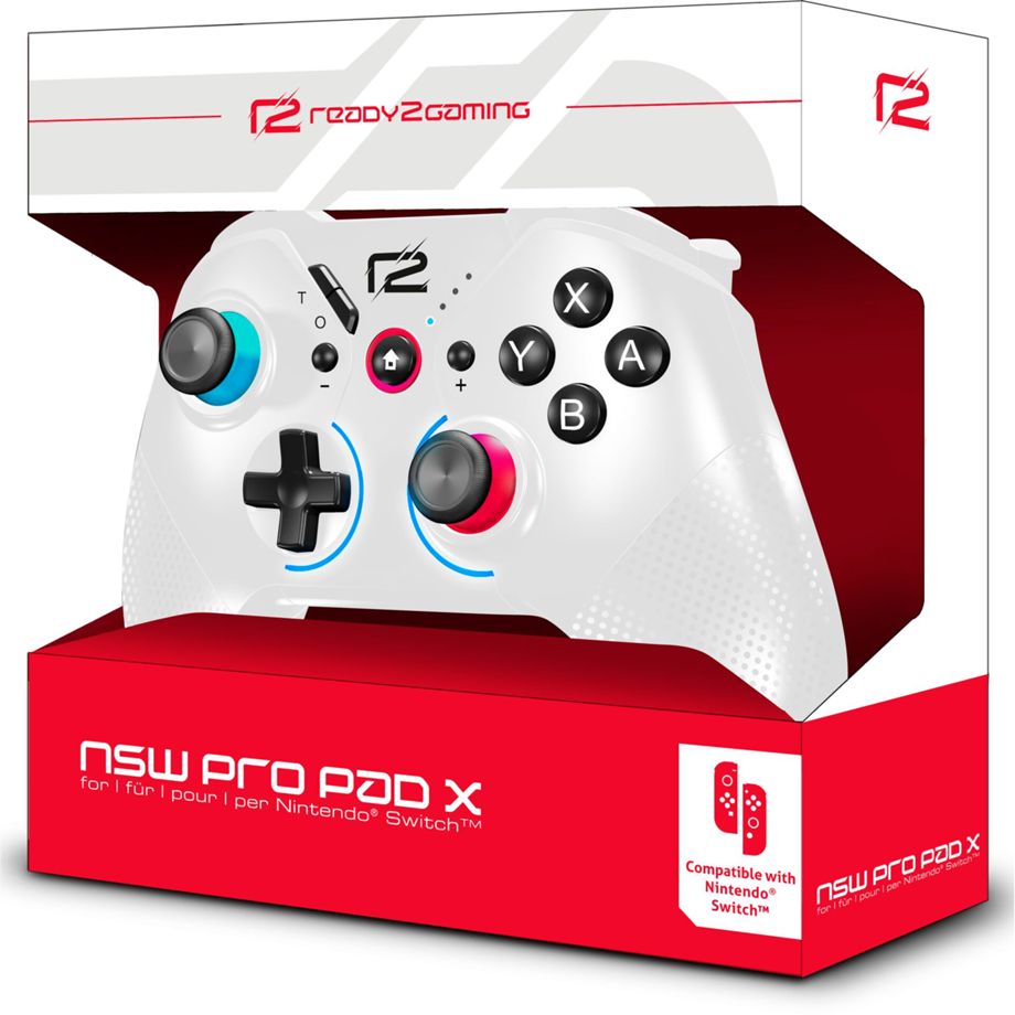 ready2gaming Nintendo Switch Pro Pad X white