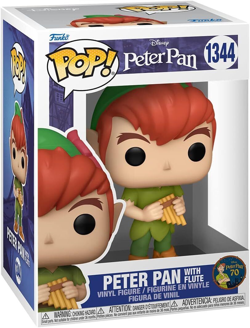Figura Pop! Peter Pan - con flauta (70 Aniversario) 9 cm FUNKO