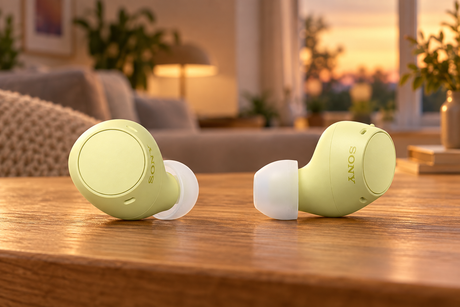 Sony WF-C510 – trådløse in-ear-øretelefoner – gul – stemningsbillede