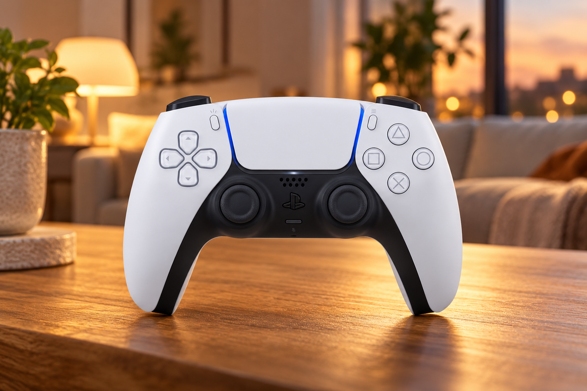 Sony DualSense-controller til PS5 – White – stemningsbillede
