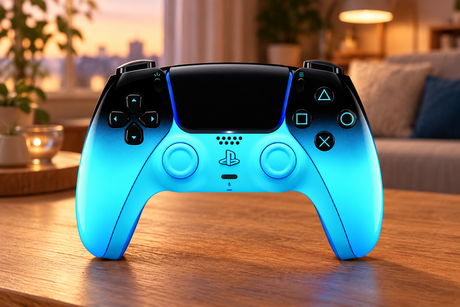 Sony DualSense-controller til PS5 – Rhythm Blue – stemningsbillede