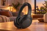 Sony WH-1000XM4 – trådløse hovedtelefoner med støjreduktion – sort – stemningsbillede