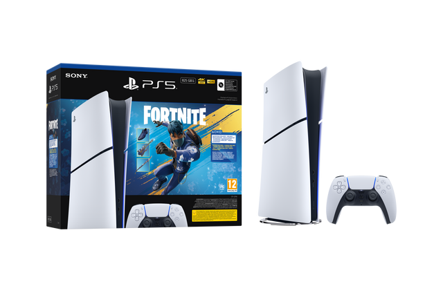Sony PlayStation 5 console – Fortnite Flowering Chaos Bundle (Digital Edition) – produktbillede