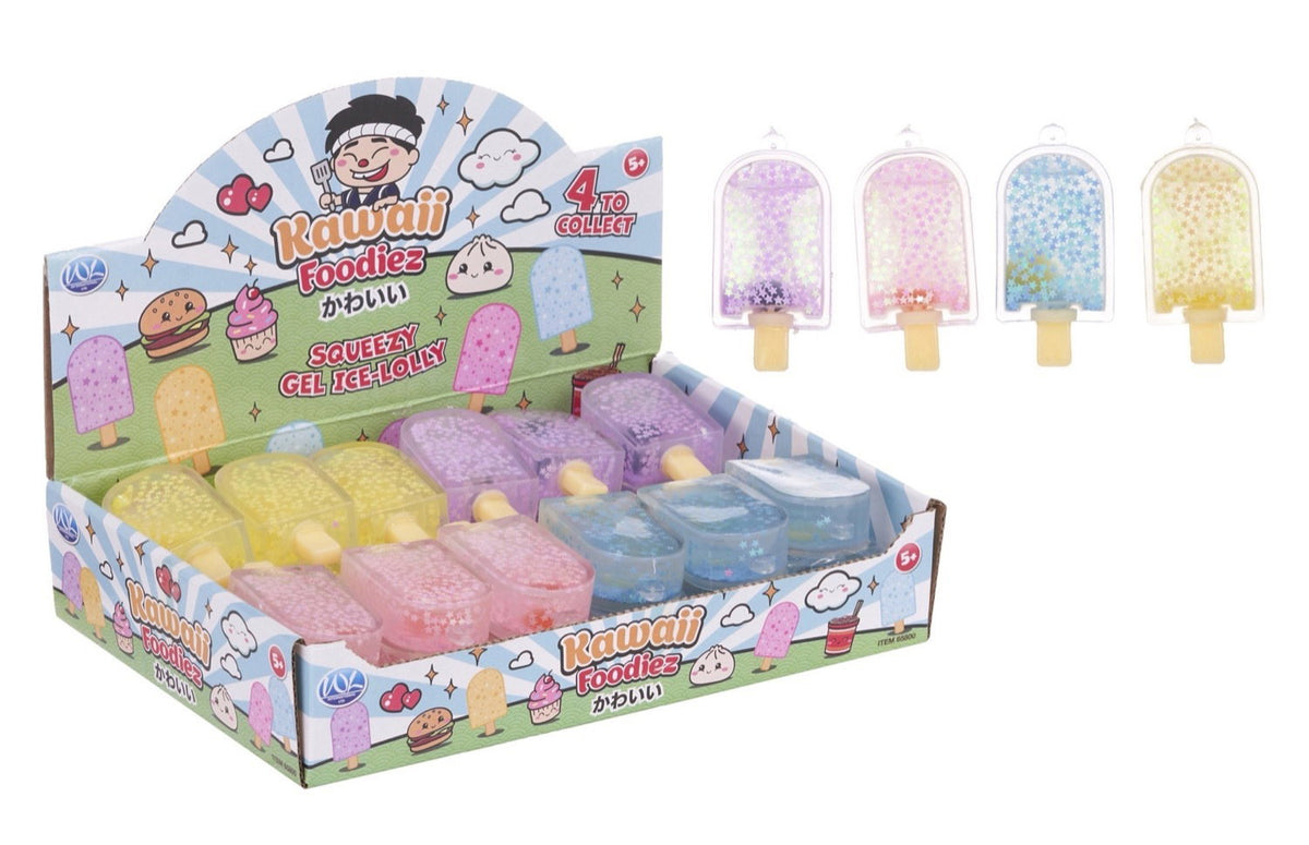 Squeezy Jelly Ice Lollies – squishyis, assorteret