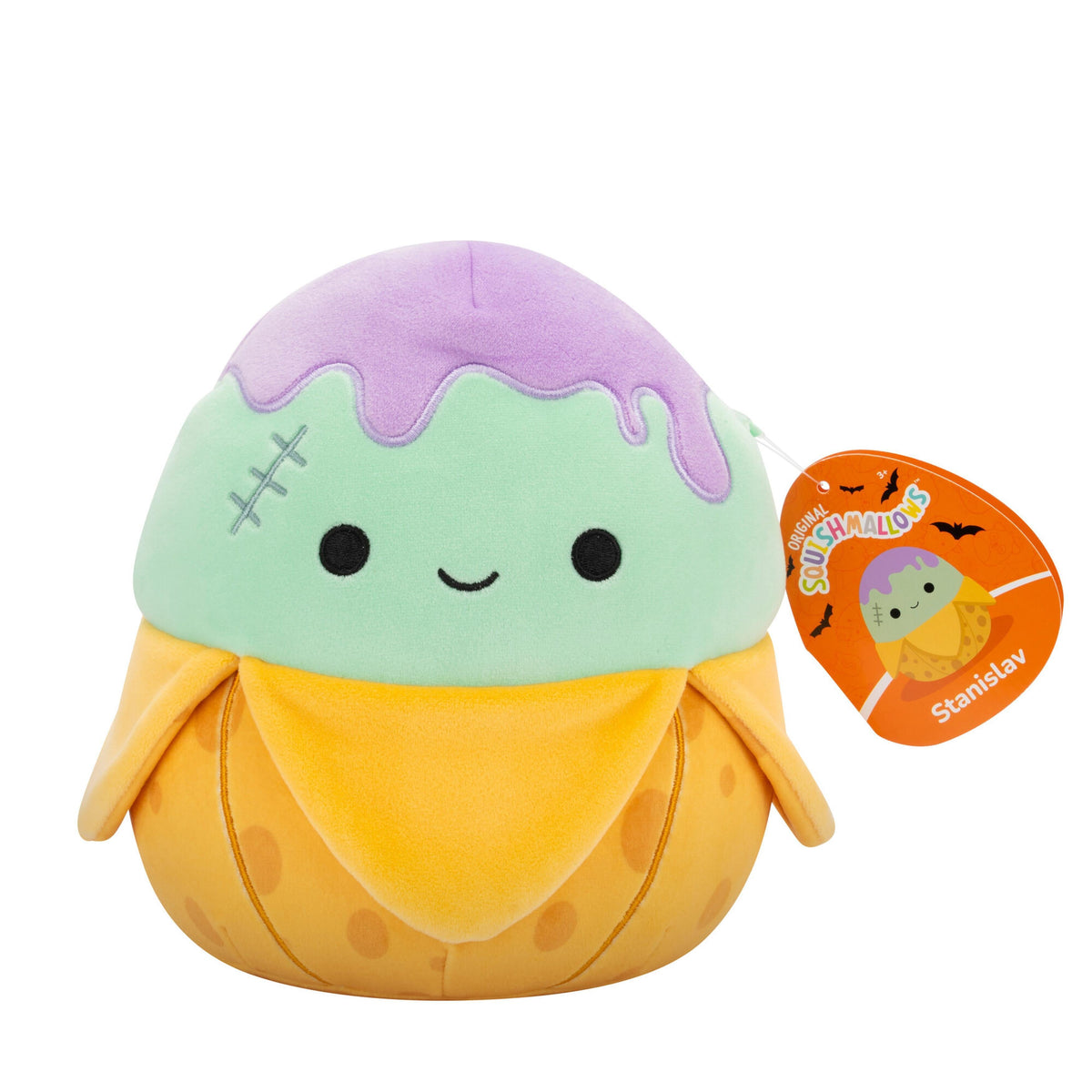 Squishmallows - 19 cm Halloween Plush - Stanislav Monster Banana Squishmallows