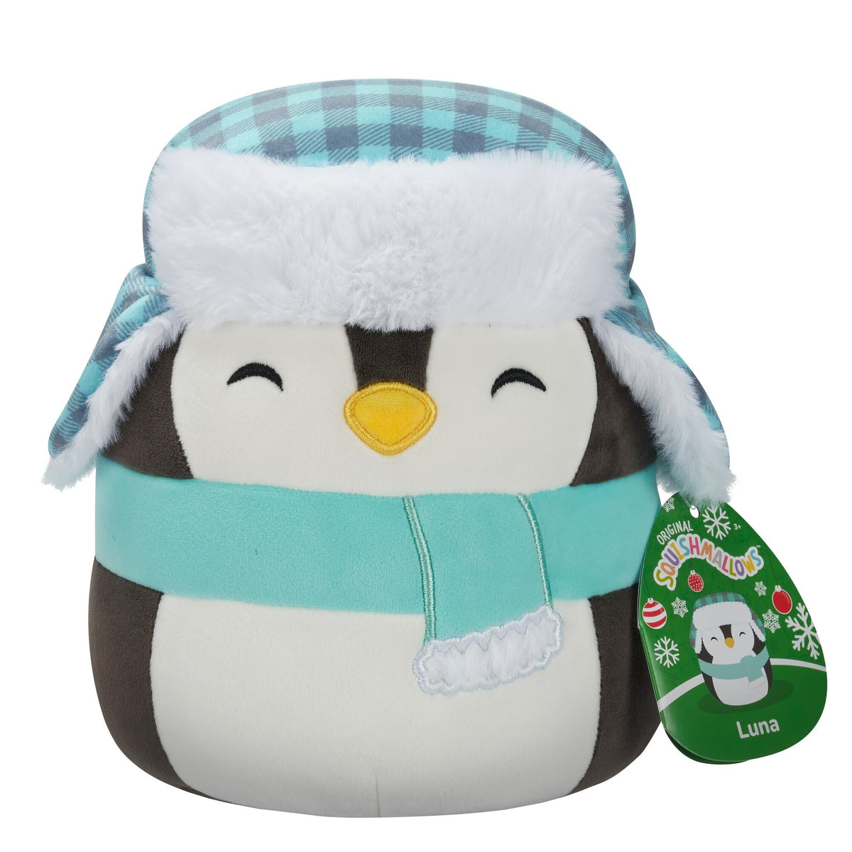 Squishmallows - 19 cm - Holiday - Luna Penguin Squishmallows