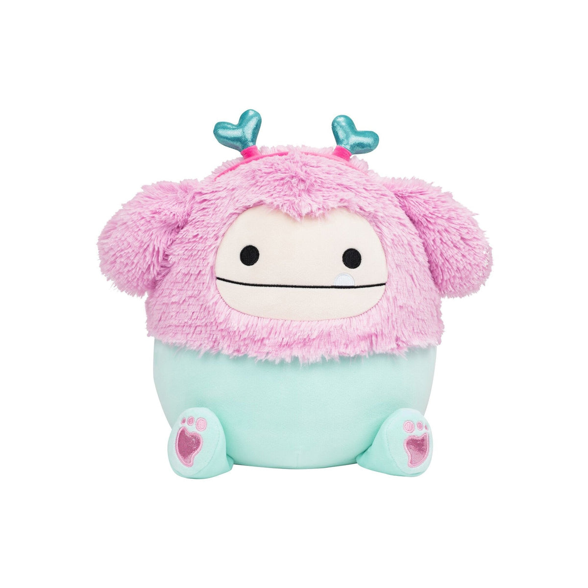 Squishmallows - 19 cm Love - Bessem the Mint and Pink Bigfoot Squishmallows