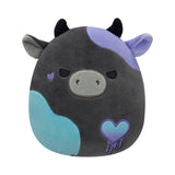 Squishmallows - 19 cm Love - Smithereens the Charcoal Grey Cow Squishmallows