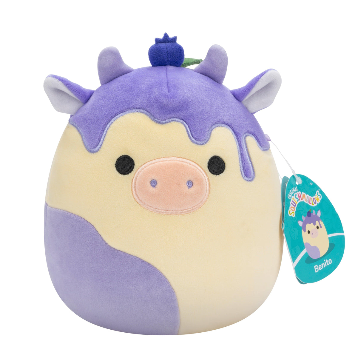 Squishmallows - 19 cm Plush P22 - Benito Cow Squishmallows