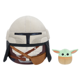 Squishmallows - 30 cm Mandalorian and 9 cm Grogu (270560) Squishmallows