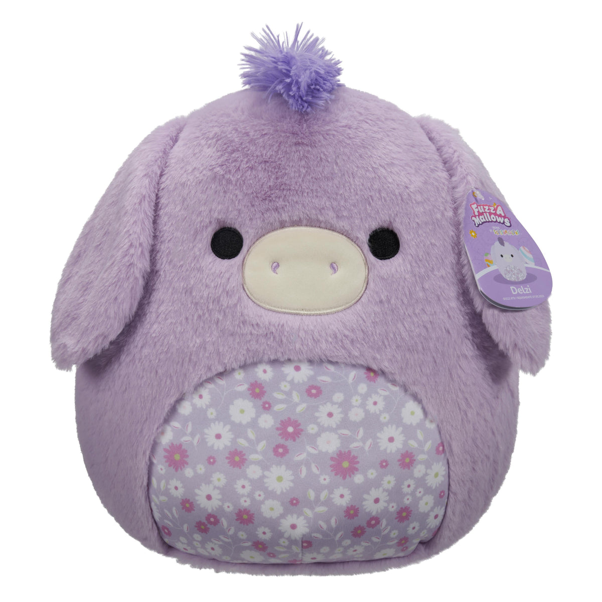 Squishmallows - 30 cm P18 Fuzz A Mallows Plush - Delzi Donkey (1885503) Squishmallows