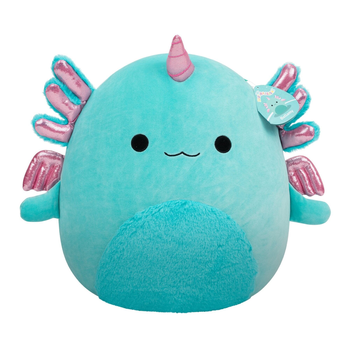 Squishmallows - 40 cm P27 - Bellamy Axolotl Alicorn Squishmallows