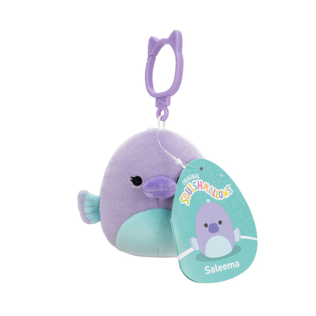 Squishmallows - 9 cm P22 Clip On  - Saleema Paddlefish Squishmallows